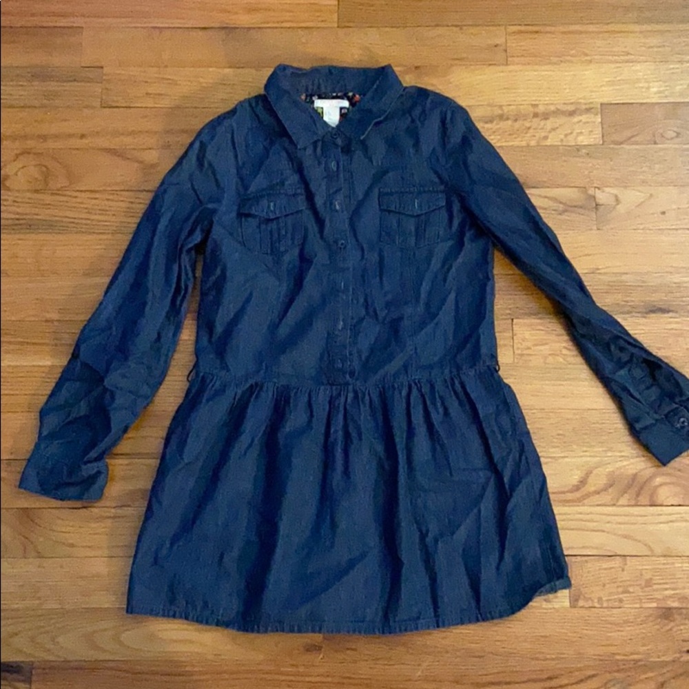 Denim shirtdress